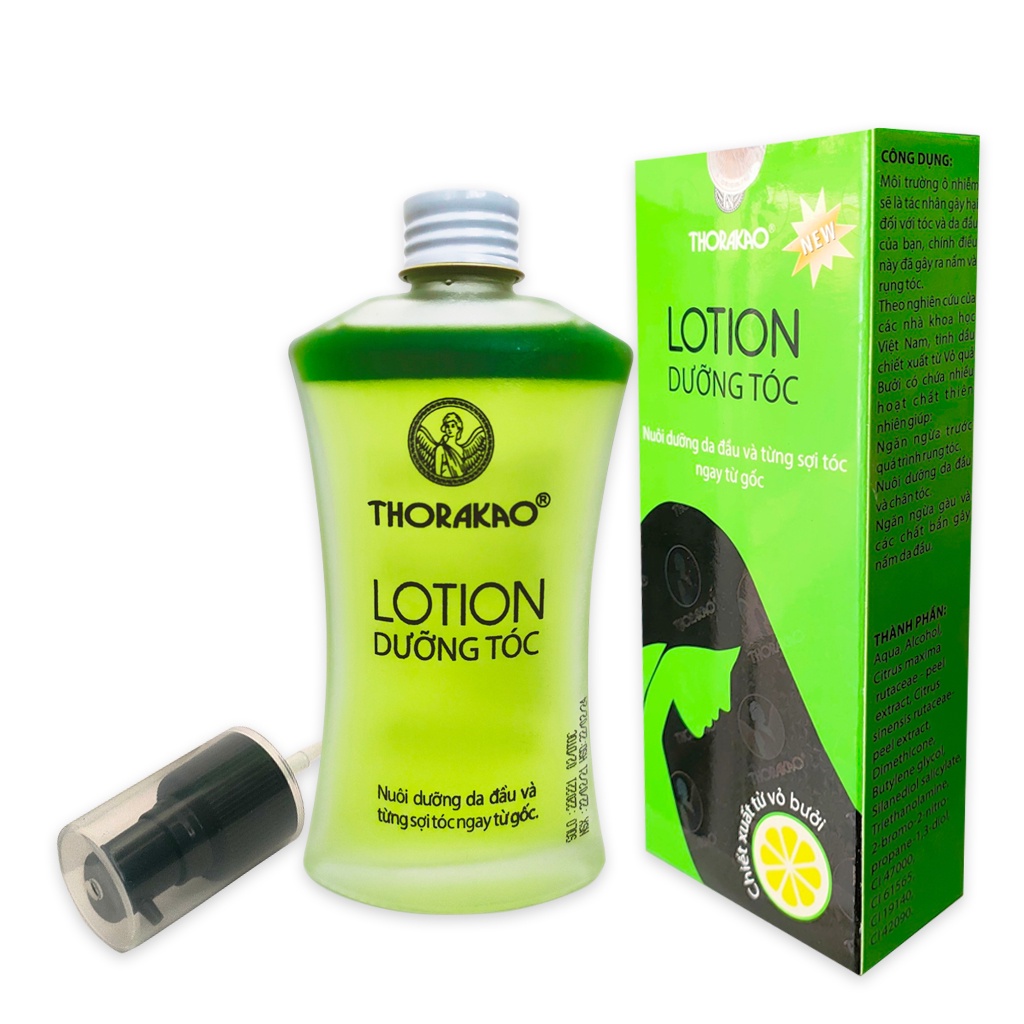 Lotion Dưỡng Tóc Thorakao 120ML - Tinh Chất Bưởi (Giúp giảm rụng tóc, giúp mọc tóc).