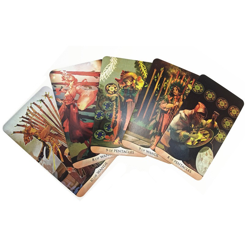 Bài Tarot Traditional Manga Tarot Tặng Đá Thanh Tẩy C164