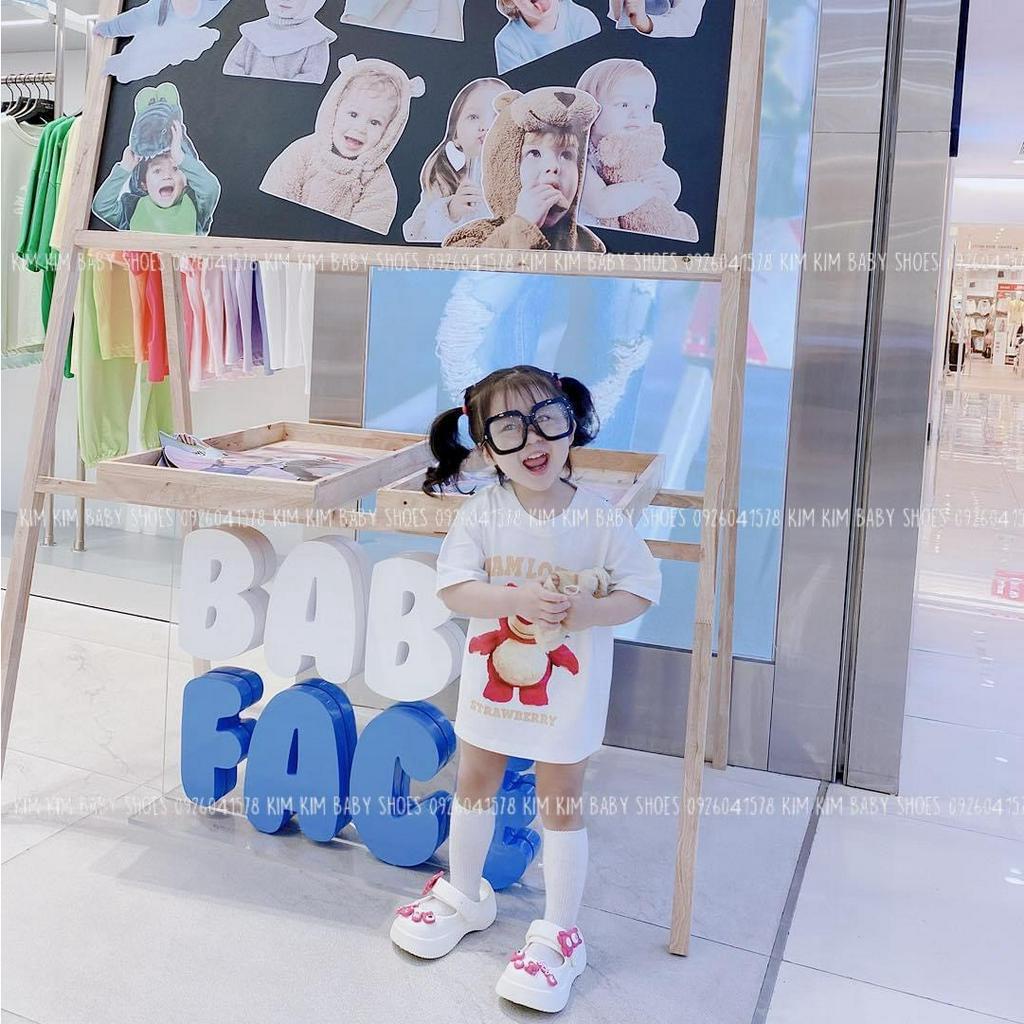 [Cực Chất] Dép sục siêu nhẹ gắn sticker siêu hot cao cấp  cho bé gái size 170-220