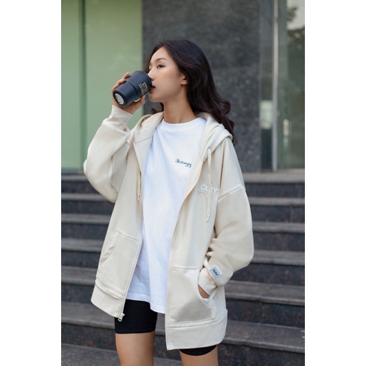 Milk Hoodie Zip - H0002