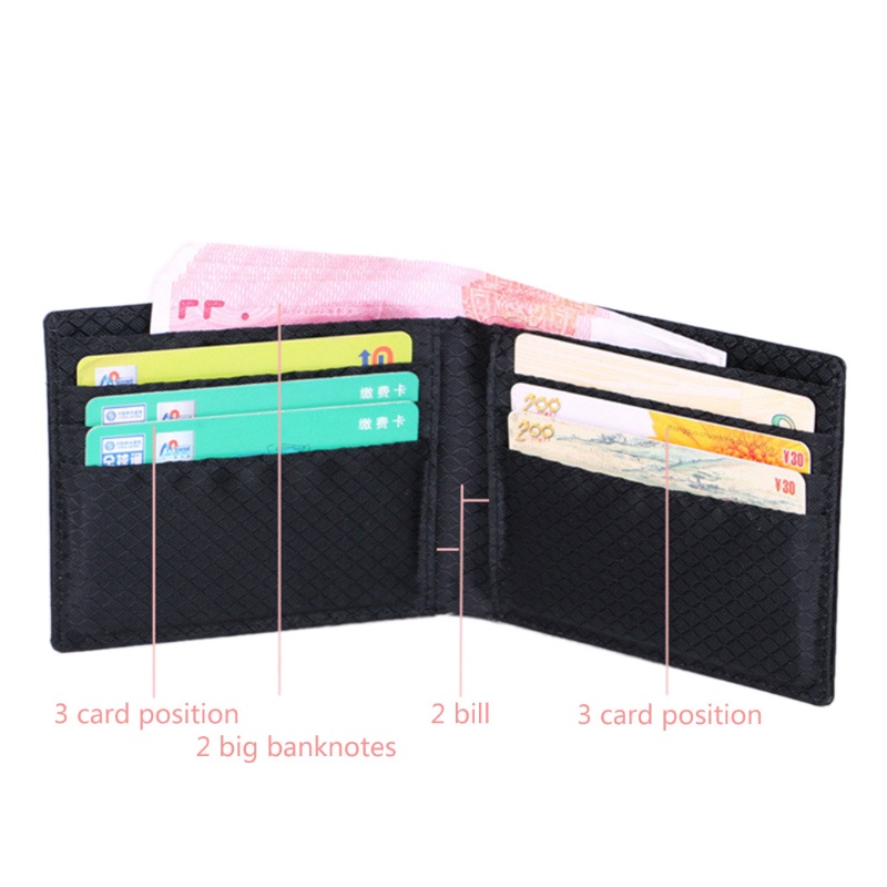 Ví Đựng Thẻ ID Bằng Sợi Carbon Dạng Gập Tiện Dụng Cho Nam