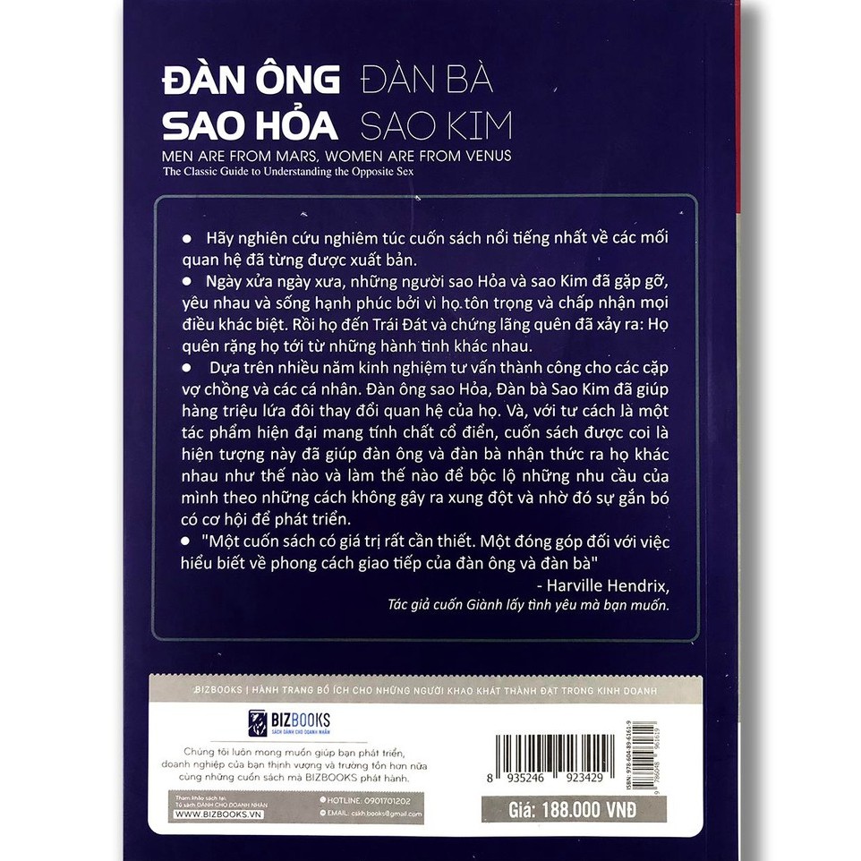 Sách - Đàn ông sao Hỏa đàn bà sao Kim - International | BigBuy360 - bigbuy360.vn