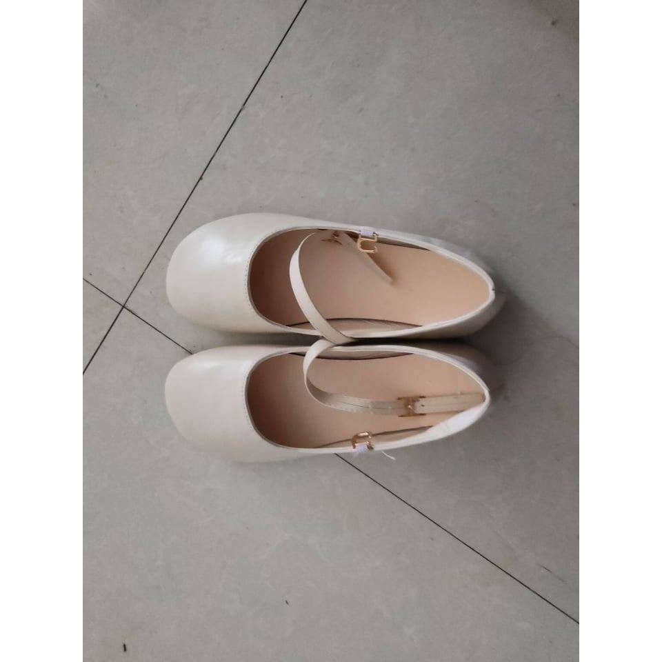 (ORDER) Giày búp bê mũi tròn cài quai ngang kiểu dáng hàn quốc (có ảnh thật ở cuối) | BigBuy360 - bigbuy360.vn