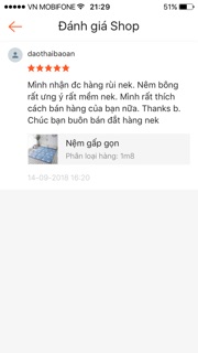 Nệm gấp gọn