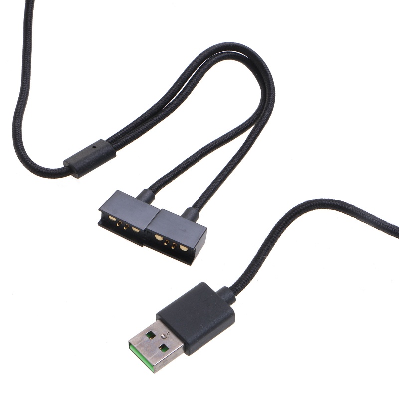 Cáp Sạc USB Bện Nilon Dài 60cm Cho Mắt Kính Thông Minh Razer Anzu