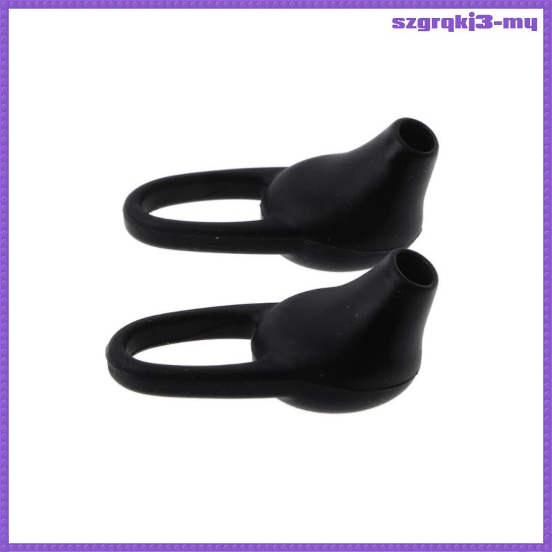 1 Cặp Đệm Tai Nghe Bằng Cao Su silicone Màu Đen Nhẹ Siêu Bền