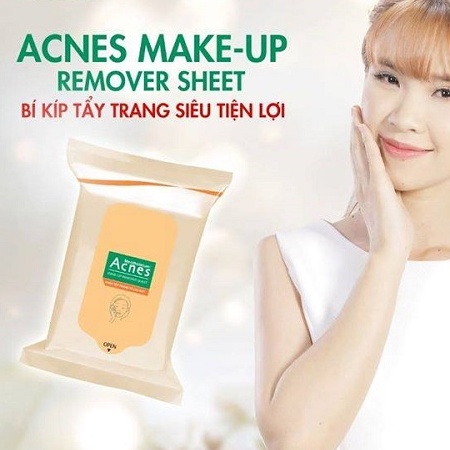 Khăn tẩy trang Acnes Make Up Remover Sheet