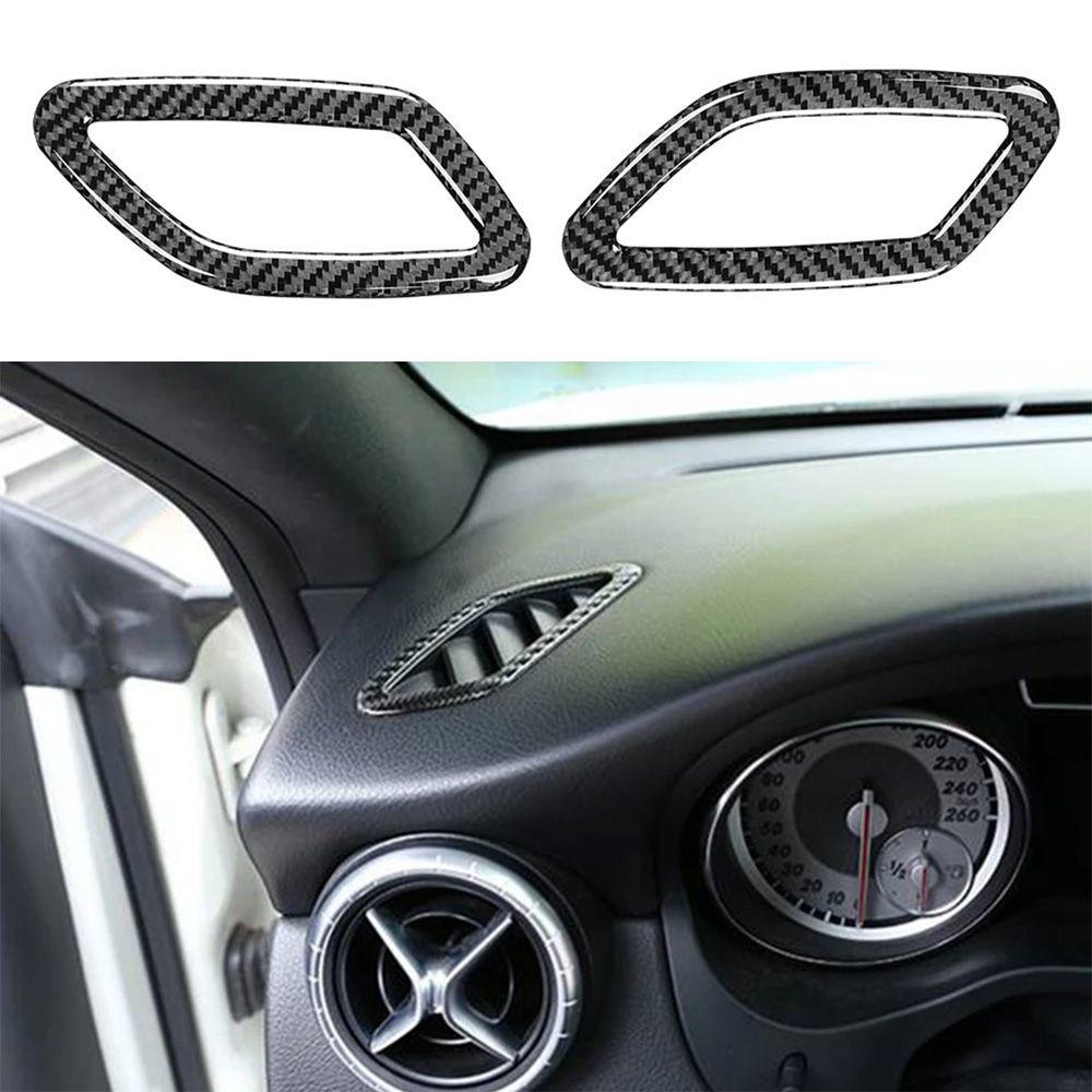 MYRONGVN Bộ 2 Vòng Dán Trang Trí Cổng Xả Khí Xe Hơi Benz A CLA GLA Class