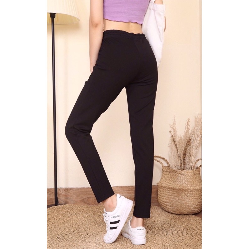 [FREE SHIP- Ảnh thật] Quần jogger trơn chất umi hàn cao cấp | BigBuy360 - bigbuy360.vn