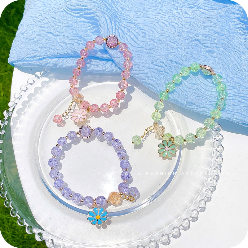 Vòng Tay Pha Lê Phong Cách Hàn Quốc Thời Trang Cho Nữ