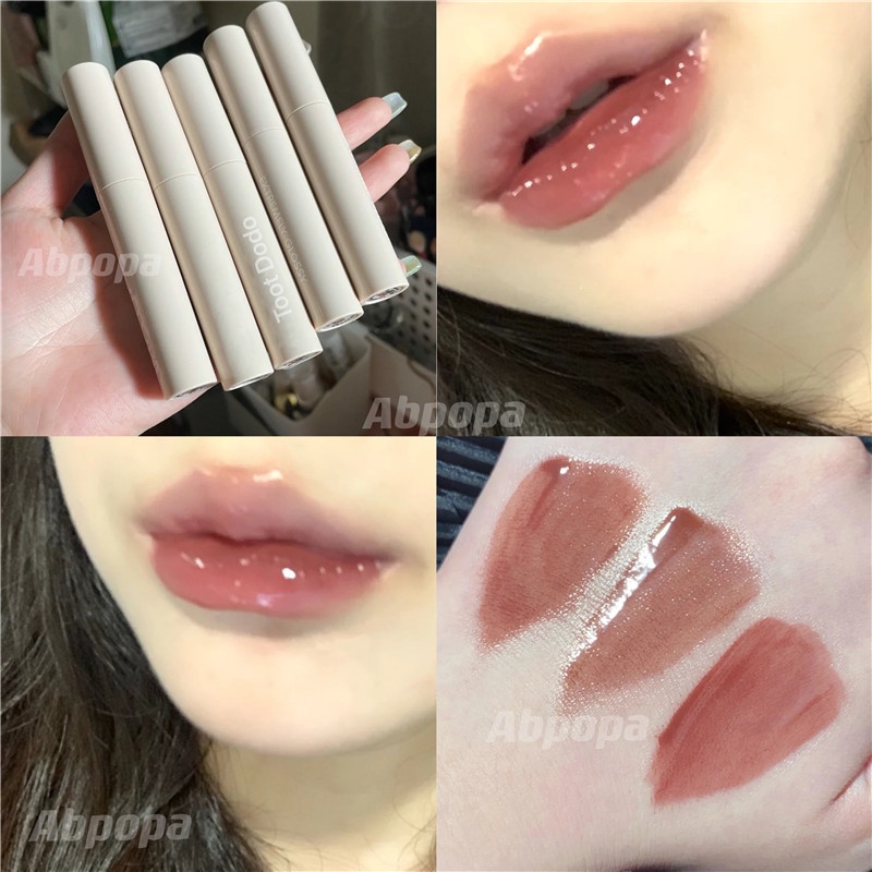 [Hàng mới về] Son Bóng 3d Thay Đổi Màu Sắc Lâu Trôi Tiện Dụng