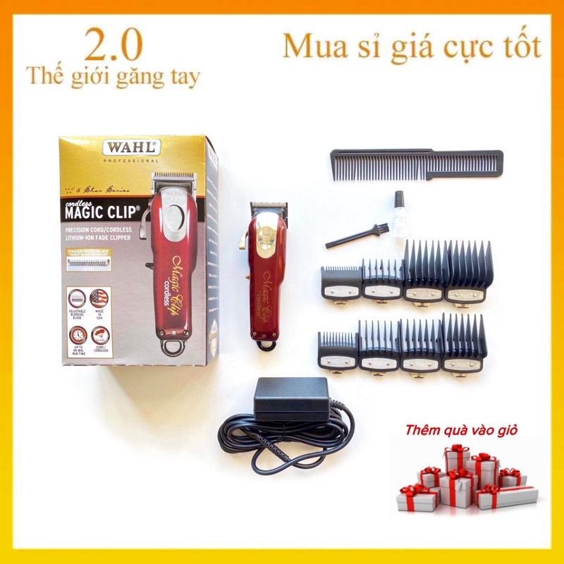Tông đơ cắt tóc chuyên nghiệp WAHL Magic Clip (đã được mài chuốt qua)