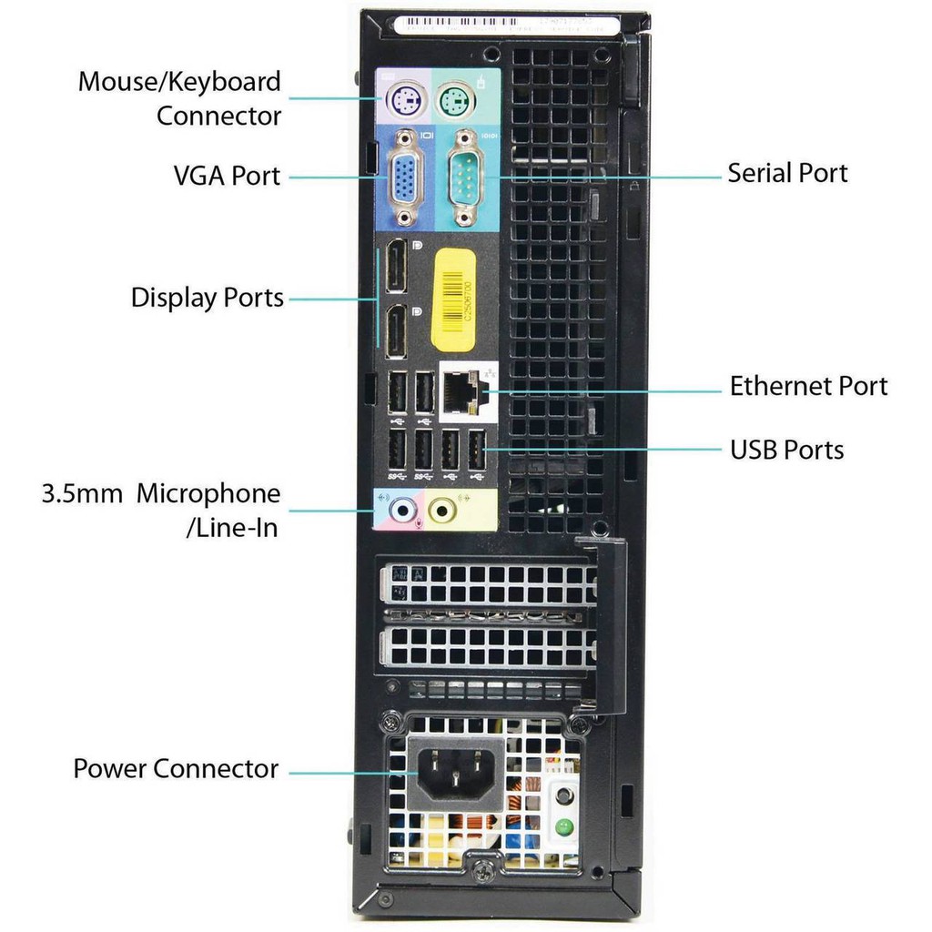 Case Thùng máy đồng bộ Dell Optiplex 7010 SFF Core i5 3rd RAM 8G SSD128GB HDD 250G