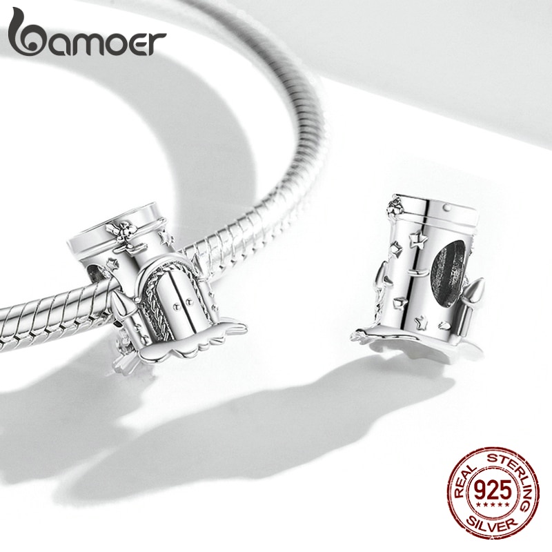 Mặt dây bamoer bạc 925 hình động vật hoạt hình cho vòng tay/ dây chuyền SCC1866