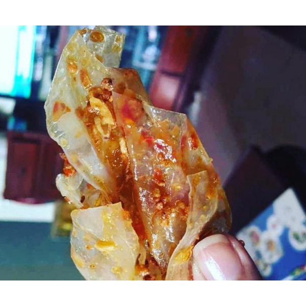 Sỉ 10 bịch Bánh tráng sa tế vò phơi sương sa tế tắc siêu cay ( XÂU LỚN )