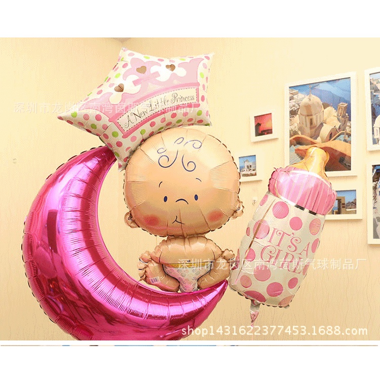 Bóng Trang Trí Hình Các Con Thú Siêu Đáng Yêu trang trí sinh nhật thôi nôi cho bé