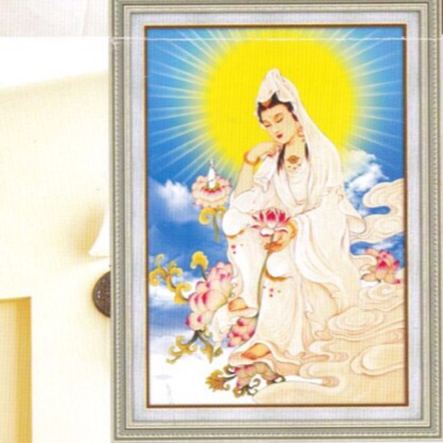 Tranh đính đá Phật Quan Âm DF2288  chưa đính