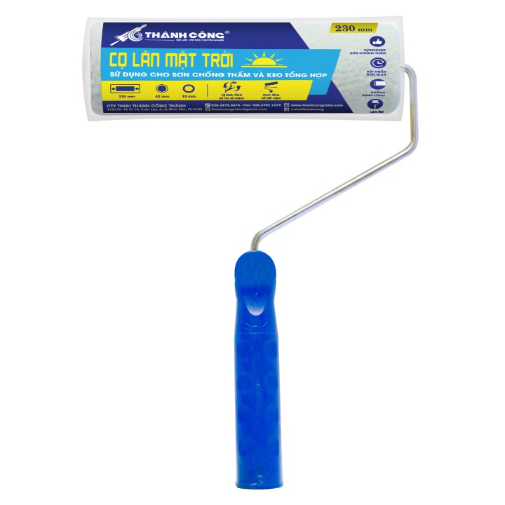 Cọ lăn sơn composite, cọ lăn keo, lăn keo, lăn chống thấm tàu thuyền, chuyên dùng cho composite, cán xanh