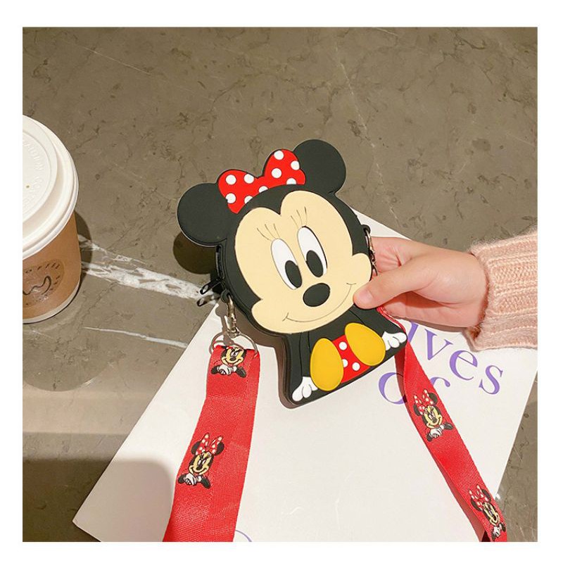 Túi mickey minnie silicon cho bé