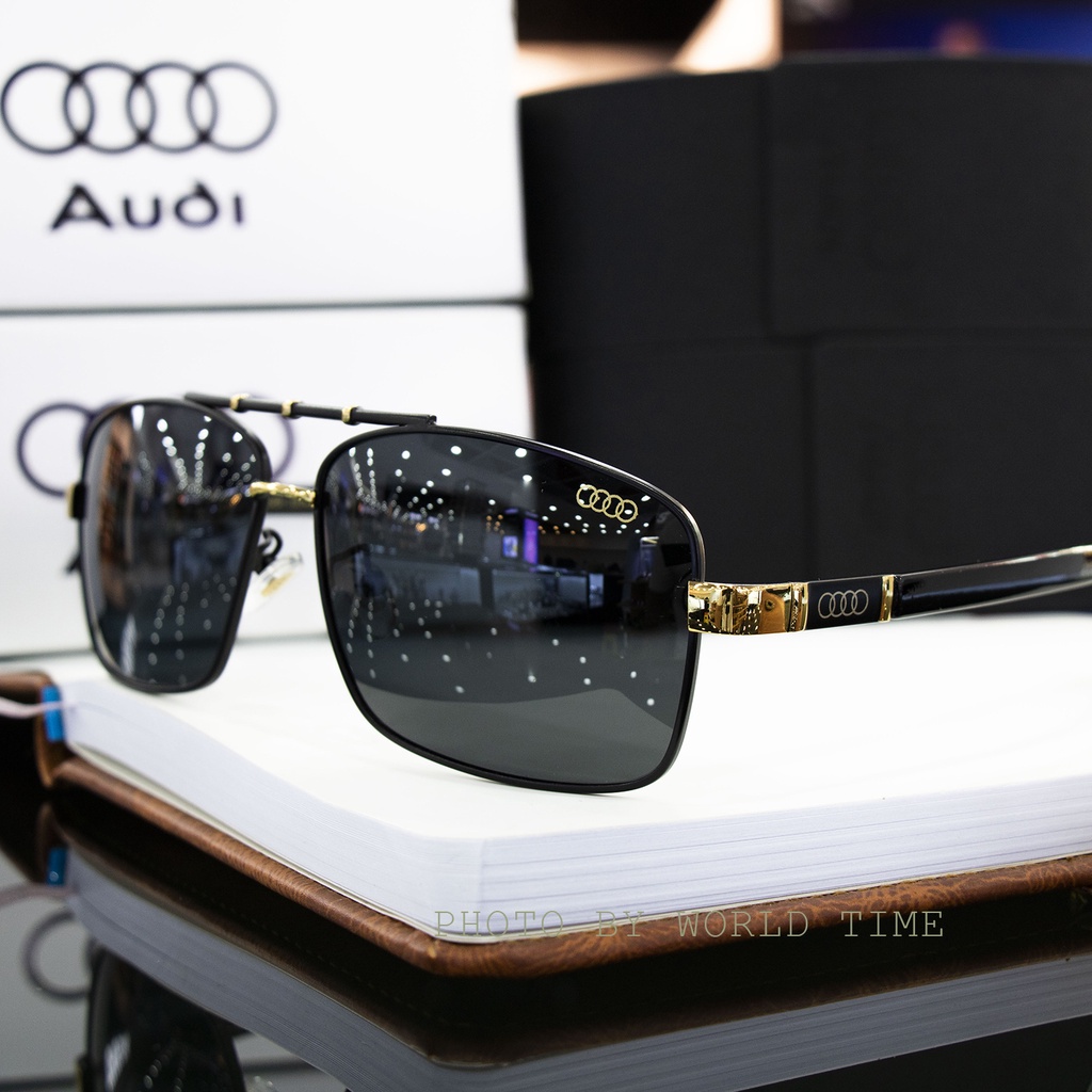 Kính mát nam cao cấp AD vuông full box, bảo hành 12 tháng, tròng Polarized cường lực, chống chói