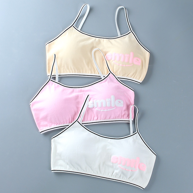 [THOMAS KIDS] Áo Ngực Cotton Không Gọng Thoáng Khí Thời Trang Mùa Hè Cho Bé Gái 8-16 Tuổi