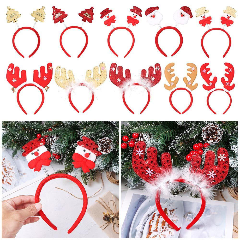 1 Băng Đô Sừng Tuần Lộc Giáng Sinh Đáng Yêu