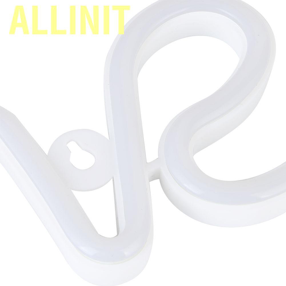 Allinit Unique Hello English Letter Shape LED Light Decorative for Proposal Birthday Party Home