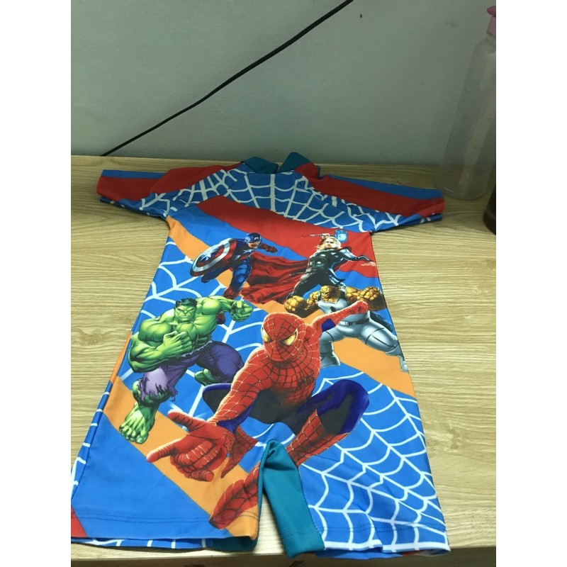 Đồ bơi siêu nhân liền vải thun lạnh HQ cao cấp