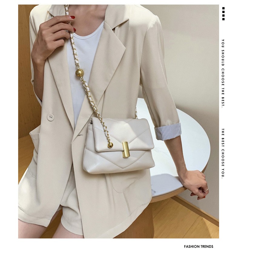 Túi xách nữ đeo chéo cao cấp khóa dọc _ MN49 | BigBuy360 - bigbuy360.vn