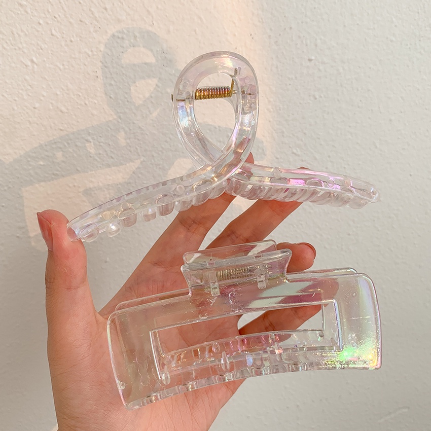 Set Kẹp Tóc Bằng Nhựa Nhiều Màu Sắc Thanh Lịch Dành Cho Nữ