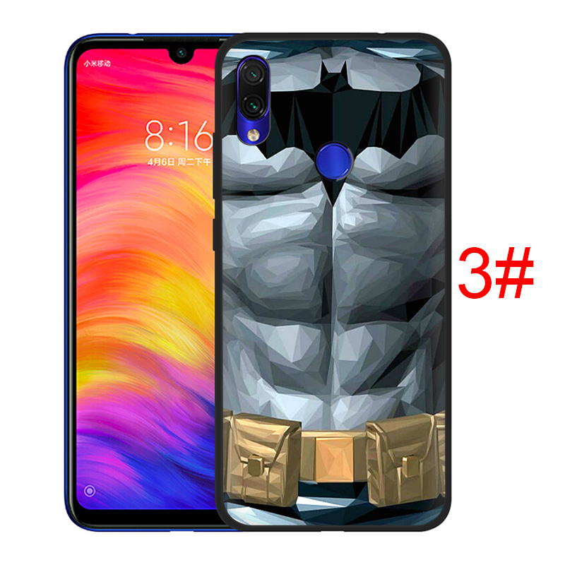 Ốp Lưng Nhân Vật Phim Batman Cao Cấp Cho Redmi Note 9 9s 8t 8 7 6 5 Pro 5a Prime 4x Poco X2