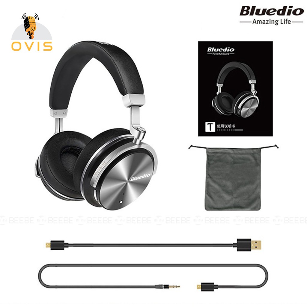 Bluedio T4S | Tai Nghe Bluetooth Chống Ồn Hifi (ANC)
