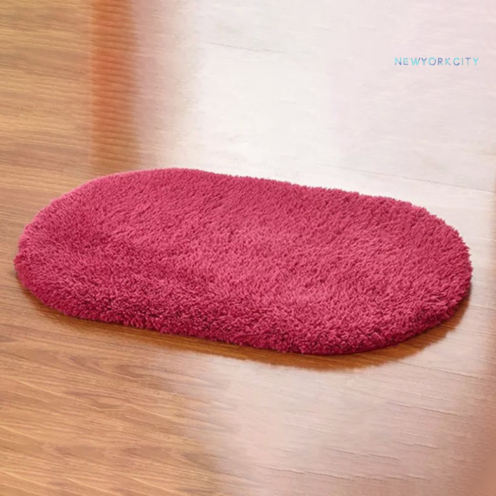 Thảm Lót Sàn Lông Nhung Thấm Hút Nước Chống Trượt Nhiều Màu Sắc