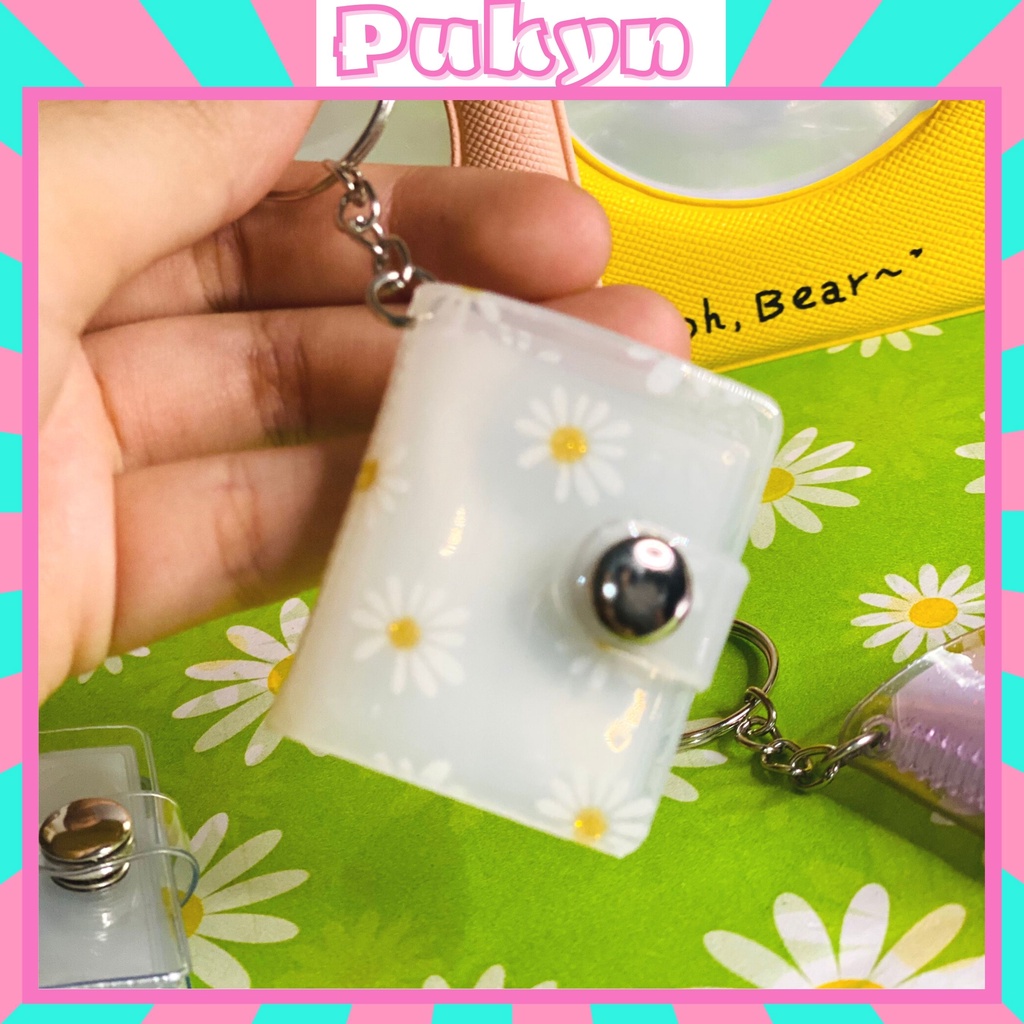 Móc khóa album ảnh mini tặng ảnh theo yêu cầu lưu niệm MK04 PUKYN