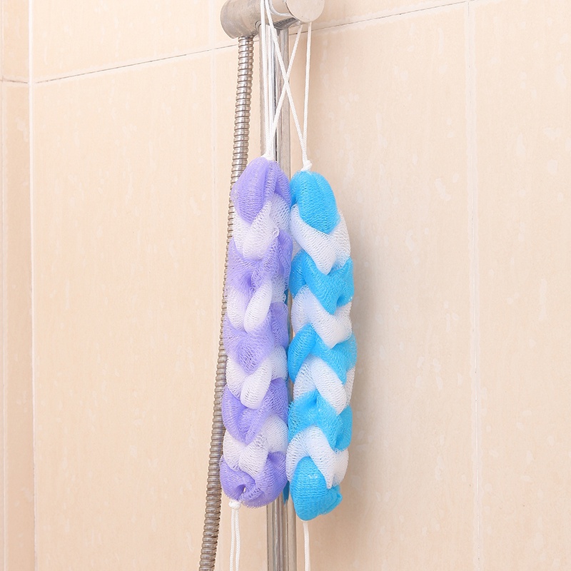 Bông tắm vải lưới mềm mại cao cấp, bông tắm tạo bọt kéo dài nhiều màu giá rẻ