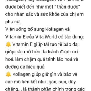Hàng Đức Xách đủ Bill - Kollagen plus vitamin E