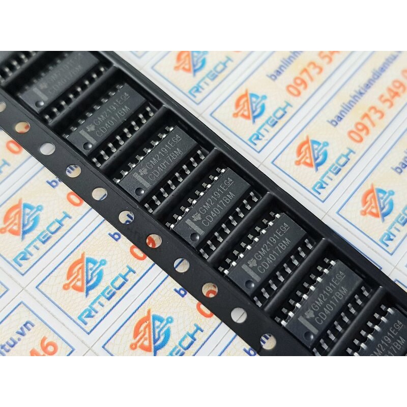 [Combo 10 con] CD4017BM, 4017BM, CD4017 IC Số SOP-16