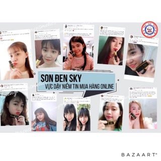 Son tươi đen lì SKY màu Đỏ Đất