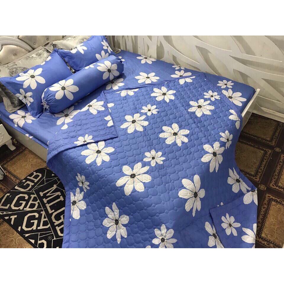 [SIÊU SALE] [HỔ TRỢ PVC] Xả kho cuối năm bộ drap giường  cotton poly mềm mịn (chọn mẫu)