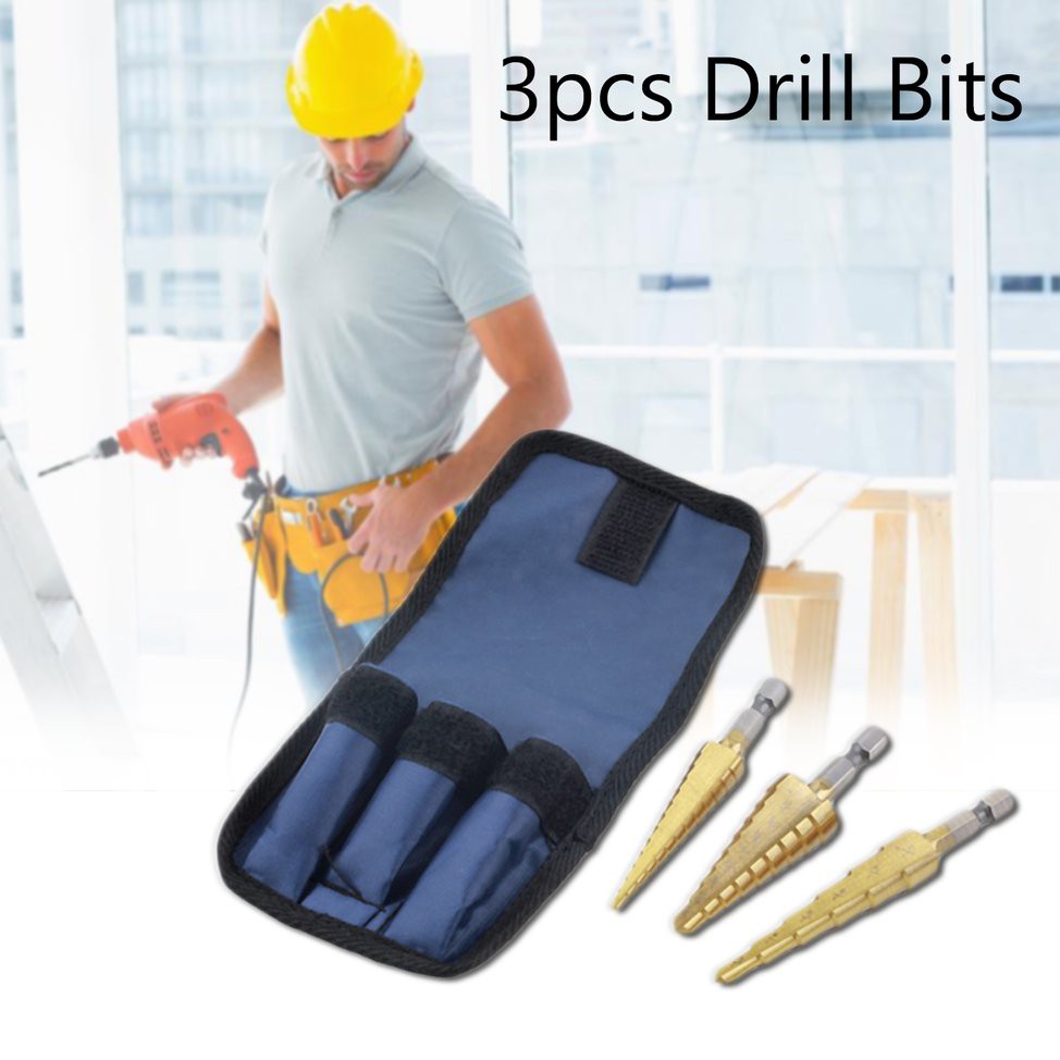 Set 3 mũi khoan bước 1 / 4 &quot; Hex Shank chất lượng cao