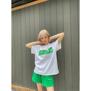 Áo thun trắng oversize W Green Tee