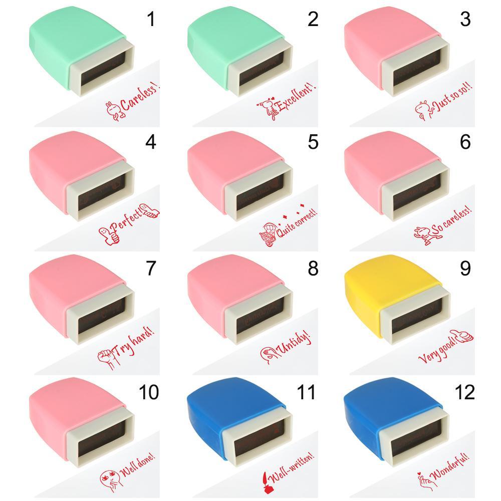 Con Dấu Đồ Chơi In Hình Hoạt Hình Cho Học Sinh / Văn Phòng