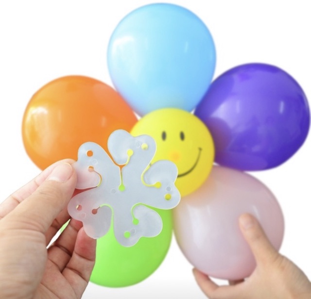 30 bong bóng nhũ , tặng 3 miếng làm hoa bóng