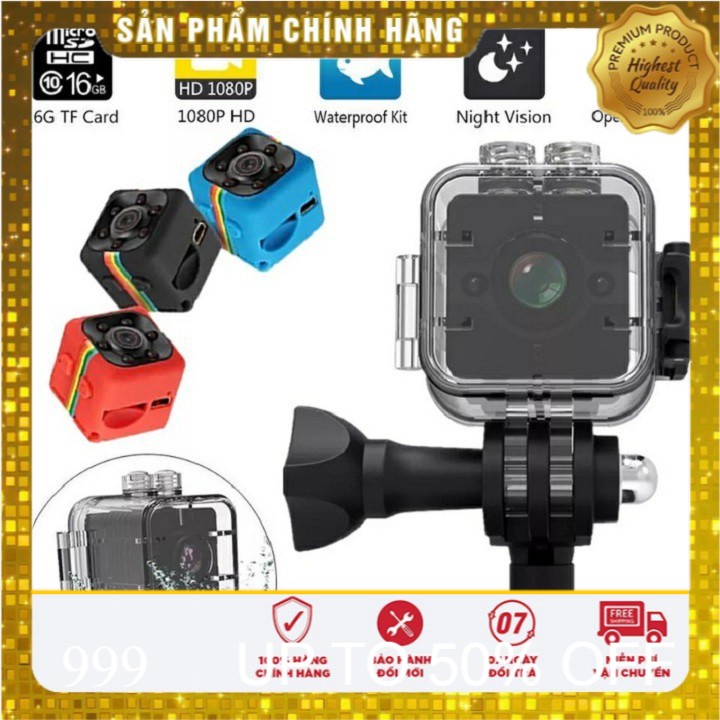Smart buy - Camera Hành Trình Siêu Nhỏ SQ12 - Góc Quay Siêu Rộng - Chống Nước [SALE] [ Xả Hàng ]