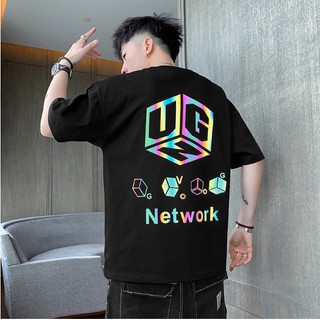 Áo Thun Phản Quang Net Work tay lỡ unisex