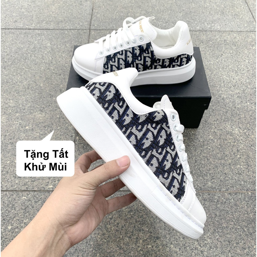 [Mã FAMAYMA2 giảm 10K đơn 50K] Giày Thể Thao Nữ và Nam Unisex Sneaker thời trang XSPORT MCQ Da Trắng