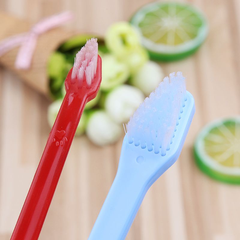 Bàn Chải Đánh Răng Hai Đầu Cho Thú Cưng