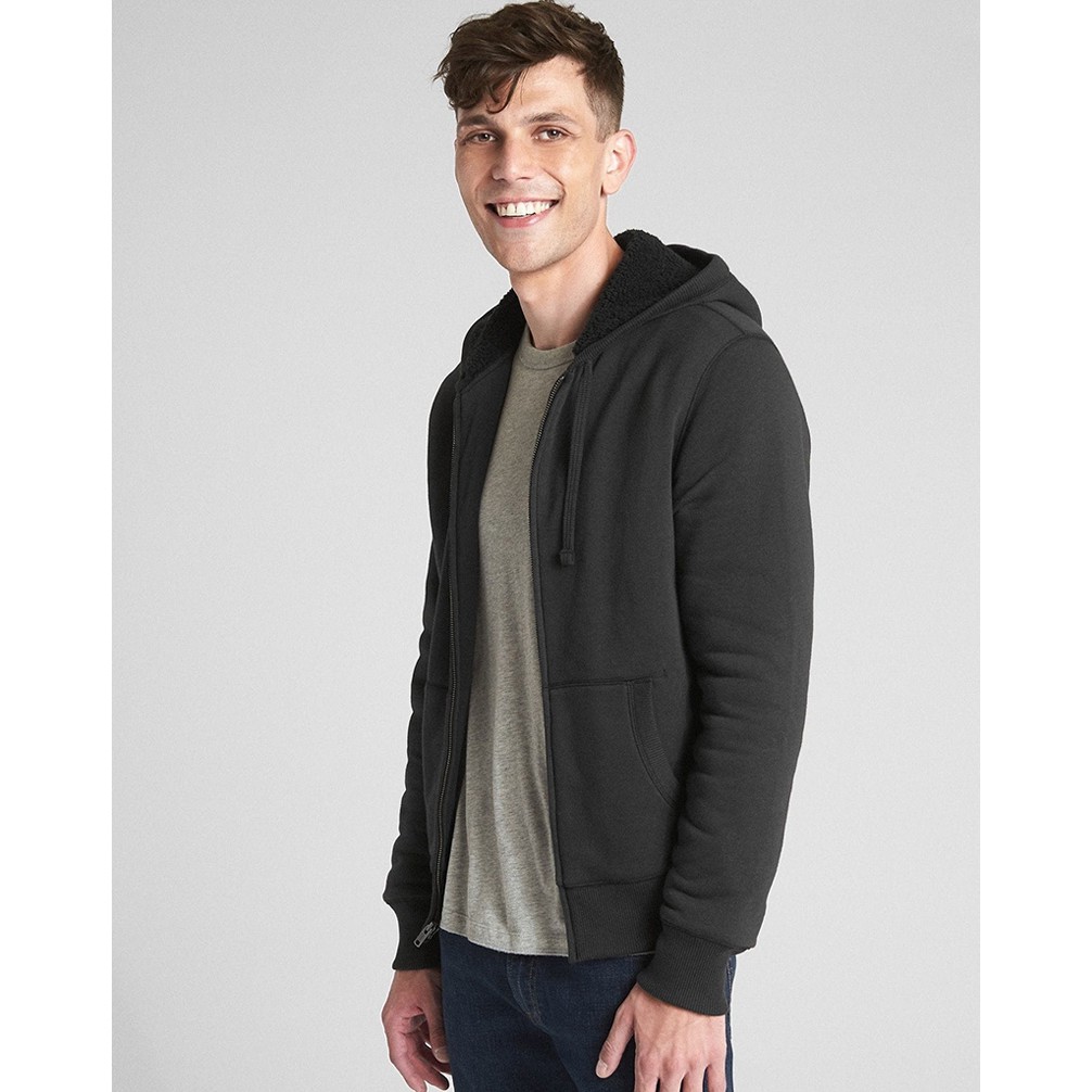 Áo khoác nam hoodie Gap lông cừu chính hãng AK211