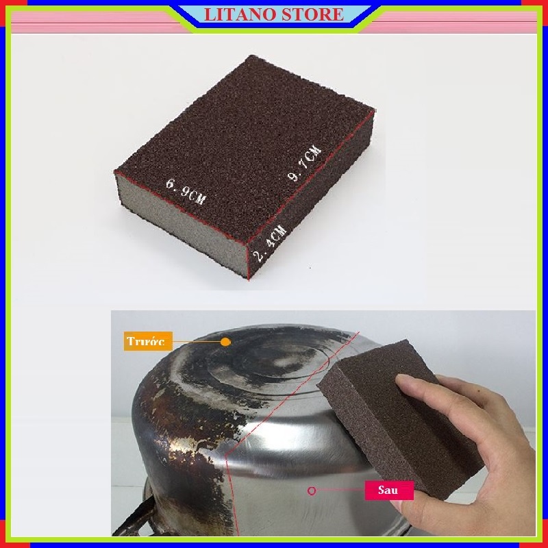 Miếng Chà Cọ Xoong Nồi Thần Thánh Siêu Sạch