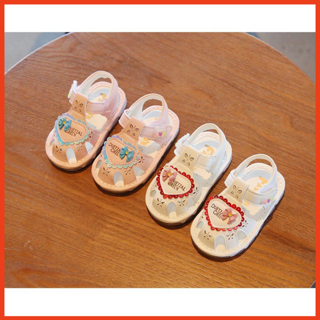 Giày Sandal Đế Mềm Phát sáng Xinh Xắn Cho Bé Gái Hàng Quảng Châu Cao Cấp (2026)